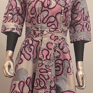 Robe Ankara à imprimé africain