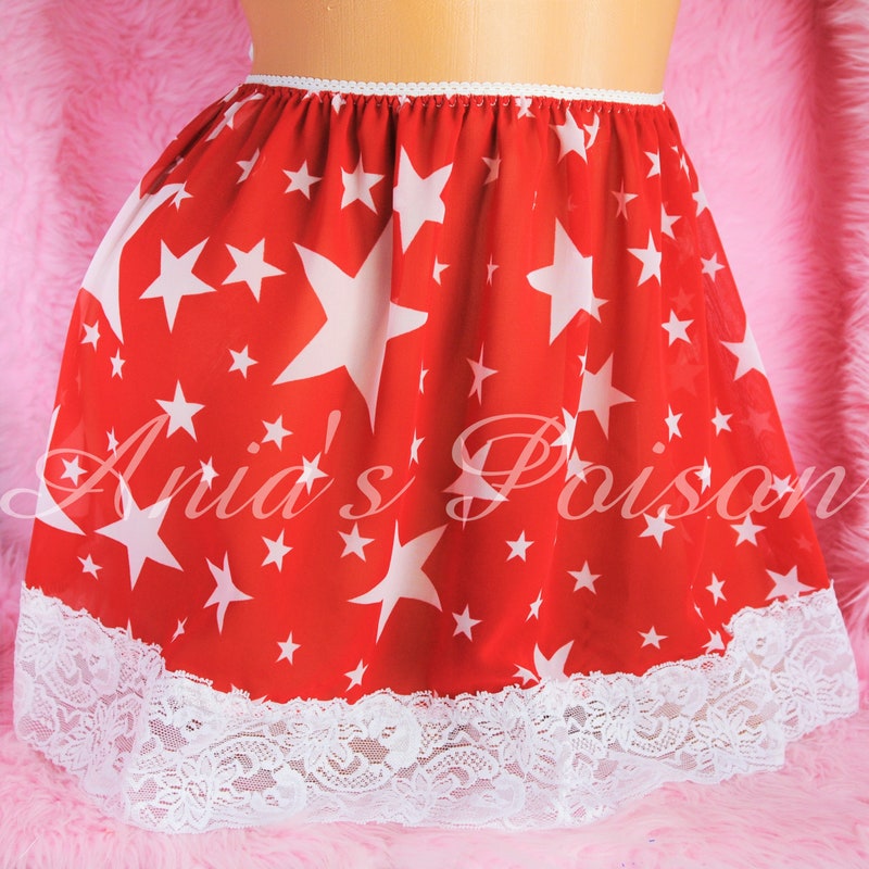 Pink Frilly Satin Maid Dress