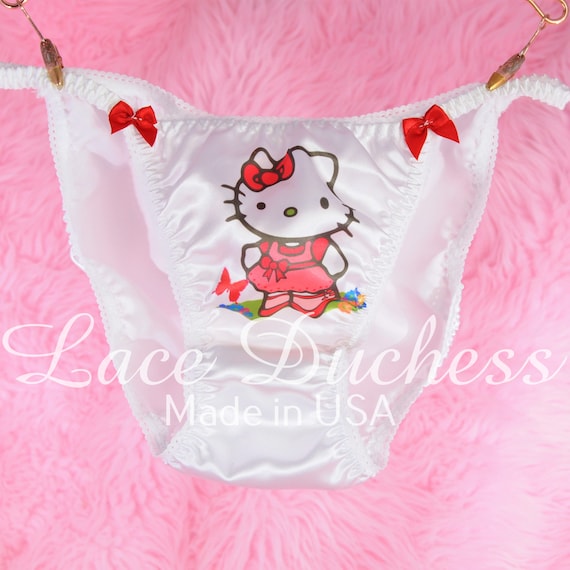 US Soft 100% Cotton Kawaii Cute Sexy Cat Kitten Panty Panties underwear high  cut