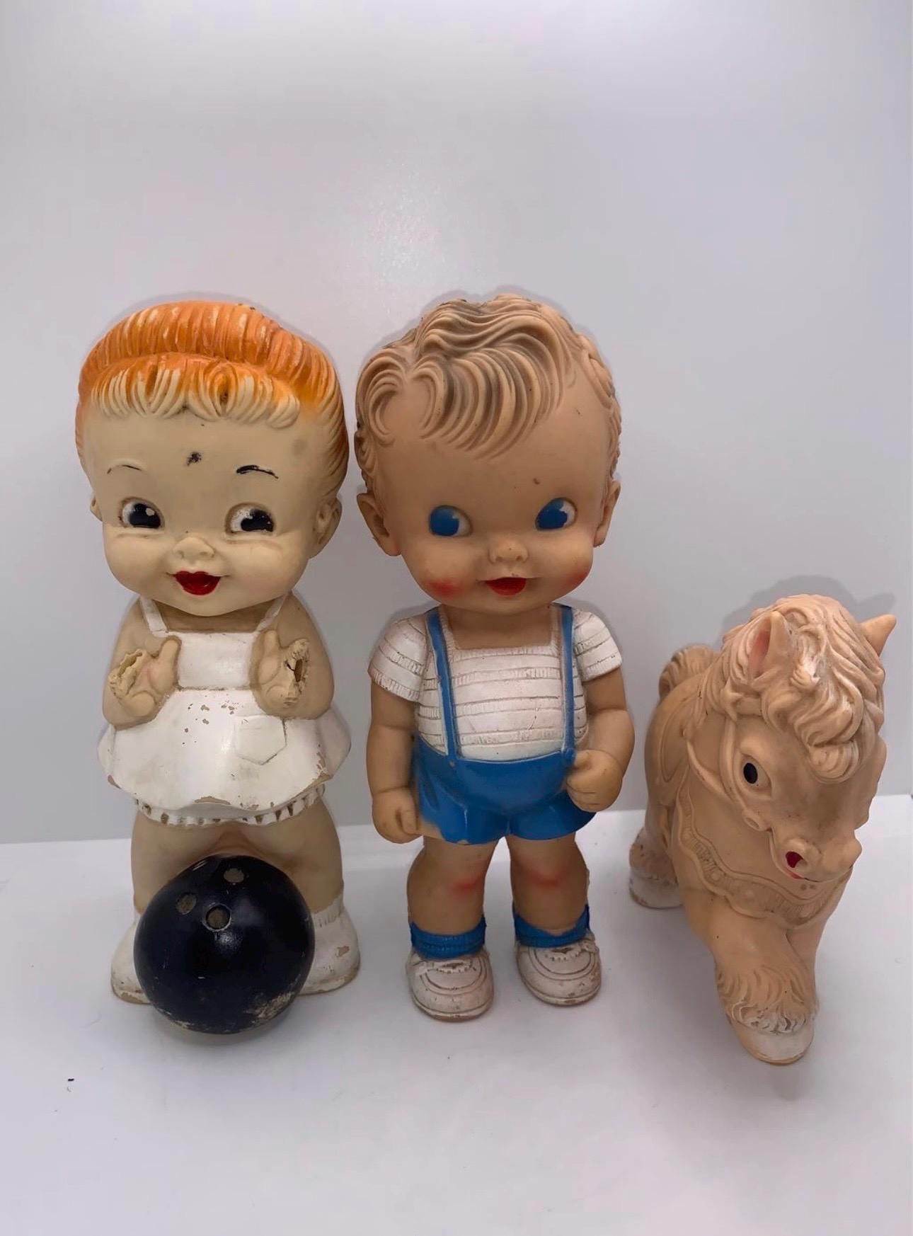 Sun Rubber USA ヴィンテージ ラバードール 2体 Sun rubber doll - Etsy 日本