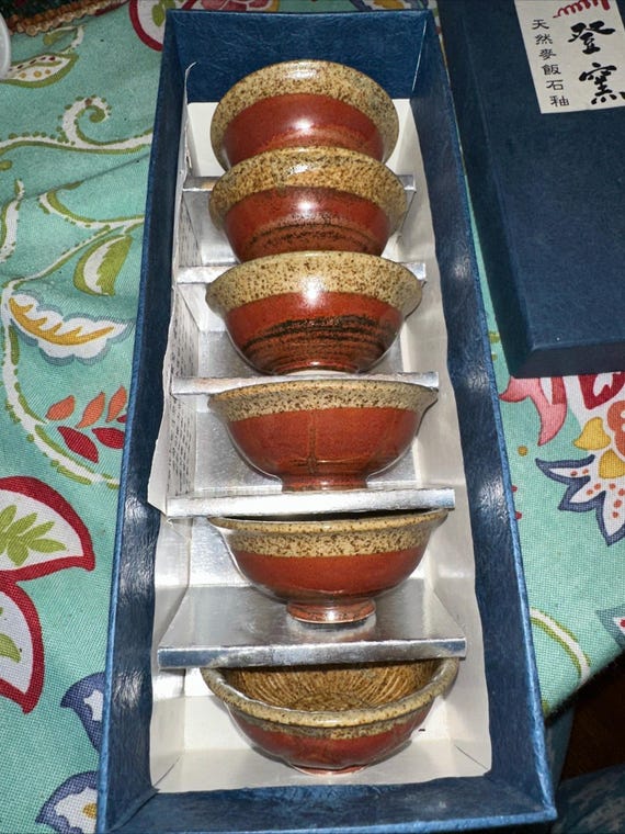 陶器製中国茶碗6点 - Etsy 日本