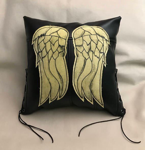 The Walking Dead Daryl Dixon Angel Wing Vest Decorative Throw Etsy