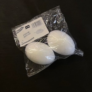 Styrofoam Easter Eggs for Crafting - 2 pack