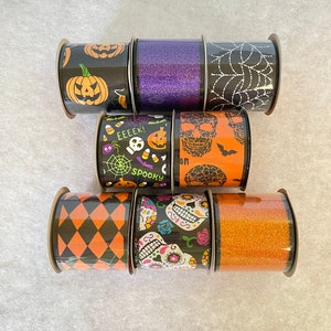 Halloween Wired Edge Ribbon - 3yds