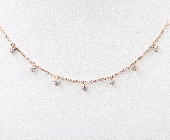 Floating Diamond Necklace