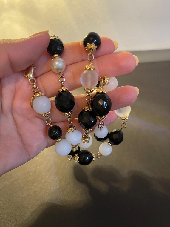 Vintage Signed Kenneth Jay Lane (KJL) Regal Beade… - image 3