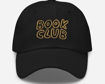 Gorra de papá del club de lectura - Colores oscuros