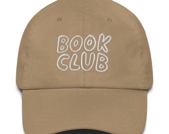 Gorra de papá del club de lectura - Colores claros