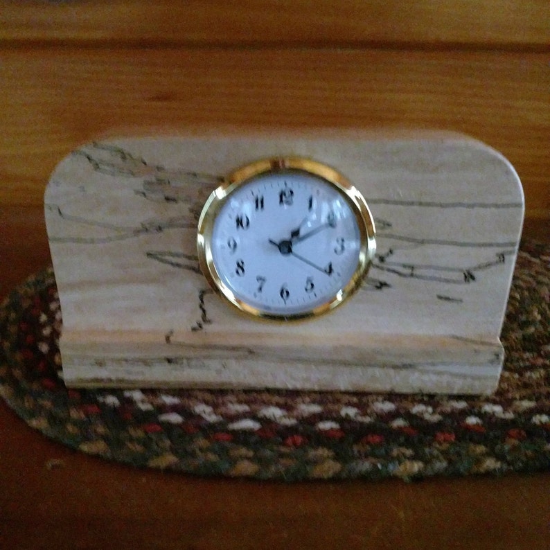 Custom Wood Desk Clock Etsy