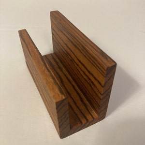 Wooden business card holder image 4