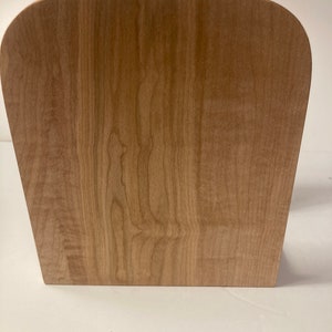 Curly maple napkin holder