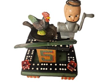 Assemblage Art Curiosity,SUNDAY DINNER,Altered Doll Head