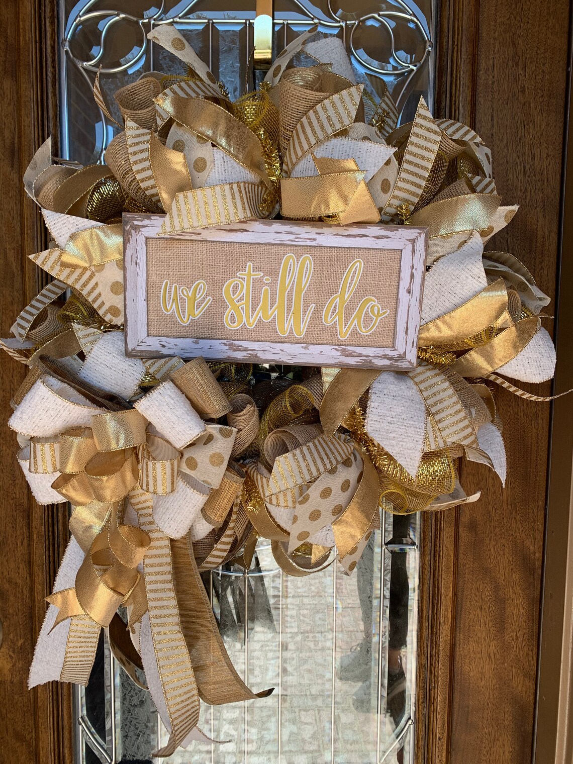 50th Anniversary we Still Do Wreath Etsy