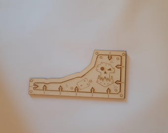 Regla de juego de guerra, calibre - Archivo SVG cortado con láser