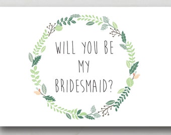 Bridesmaid Invitation