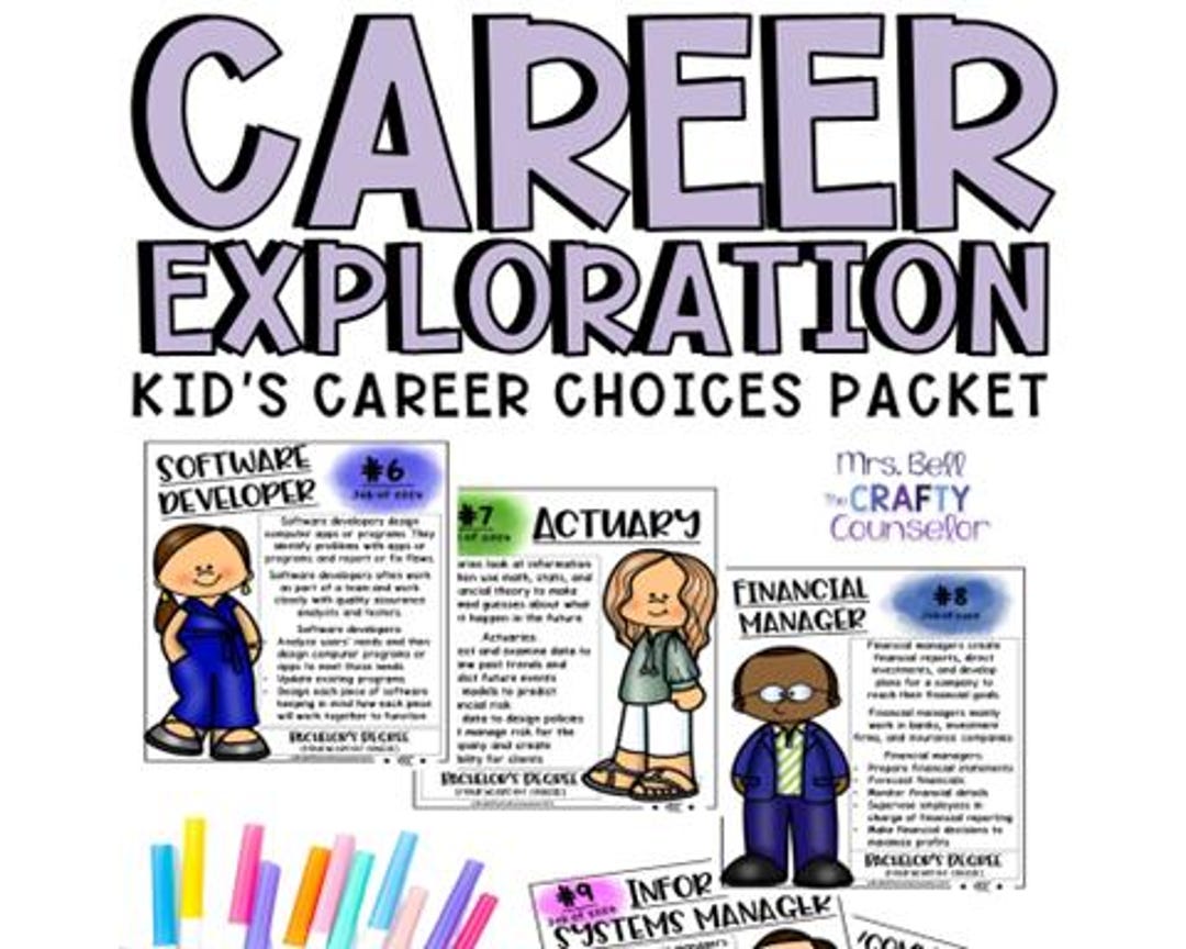 Career Exploration Activities: Elementary School Lesson Plans (PDF ...