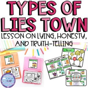 Types of Lies Town | Lesson on Honesty and Lying and Truth-Telling