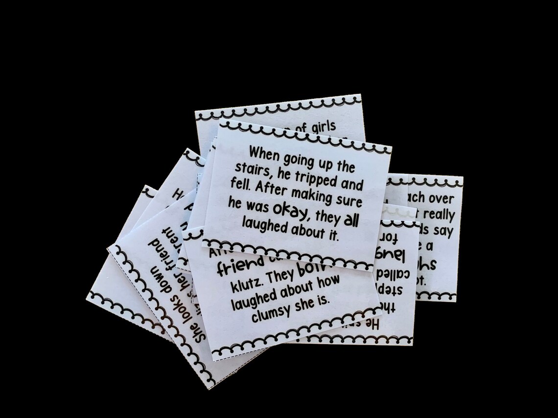 Teasing Vs Bullying Activity Pack: Julia Cook 'tease Monster' Companion ...