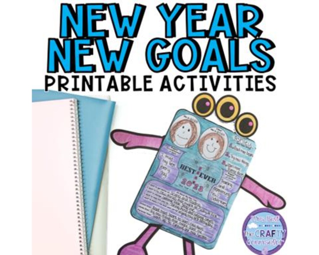 New Years 2025 Goal Setting and Accountability Activities & New Year ...