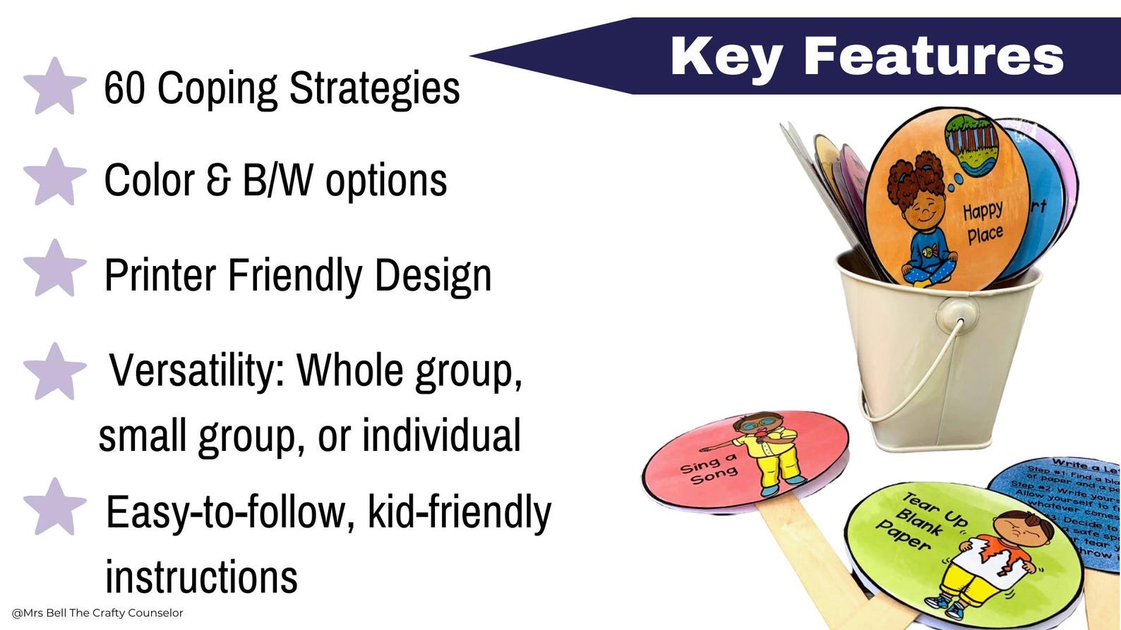 Calming Strategies and Coping Skills Whole Group Activity & Self ...