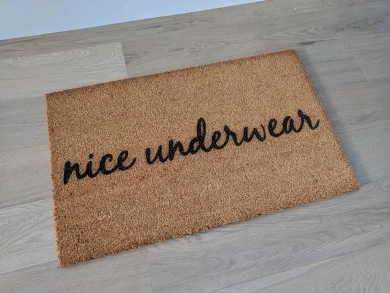 Nice Underwear Doormat Etsy