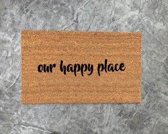 Our Happy Place Doormat