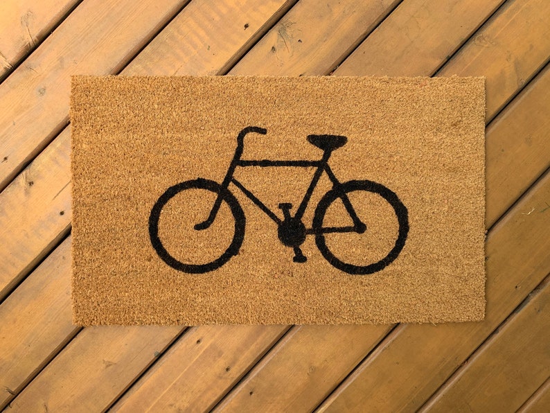 Bike Doormat Etsy