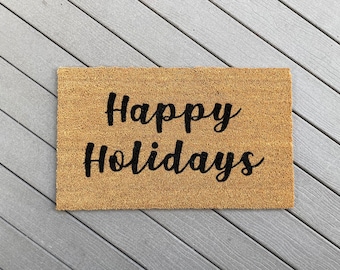 Happy Holidays Doormat