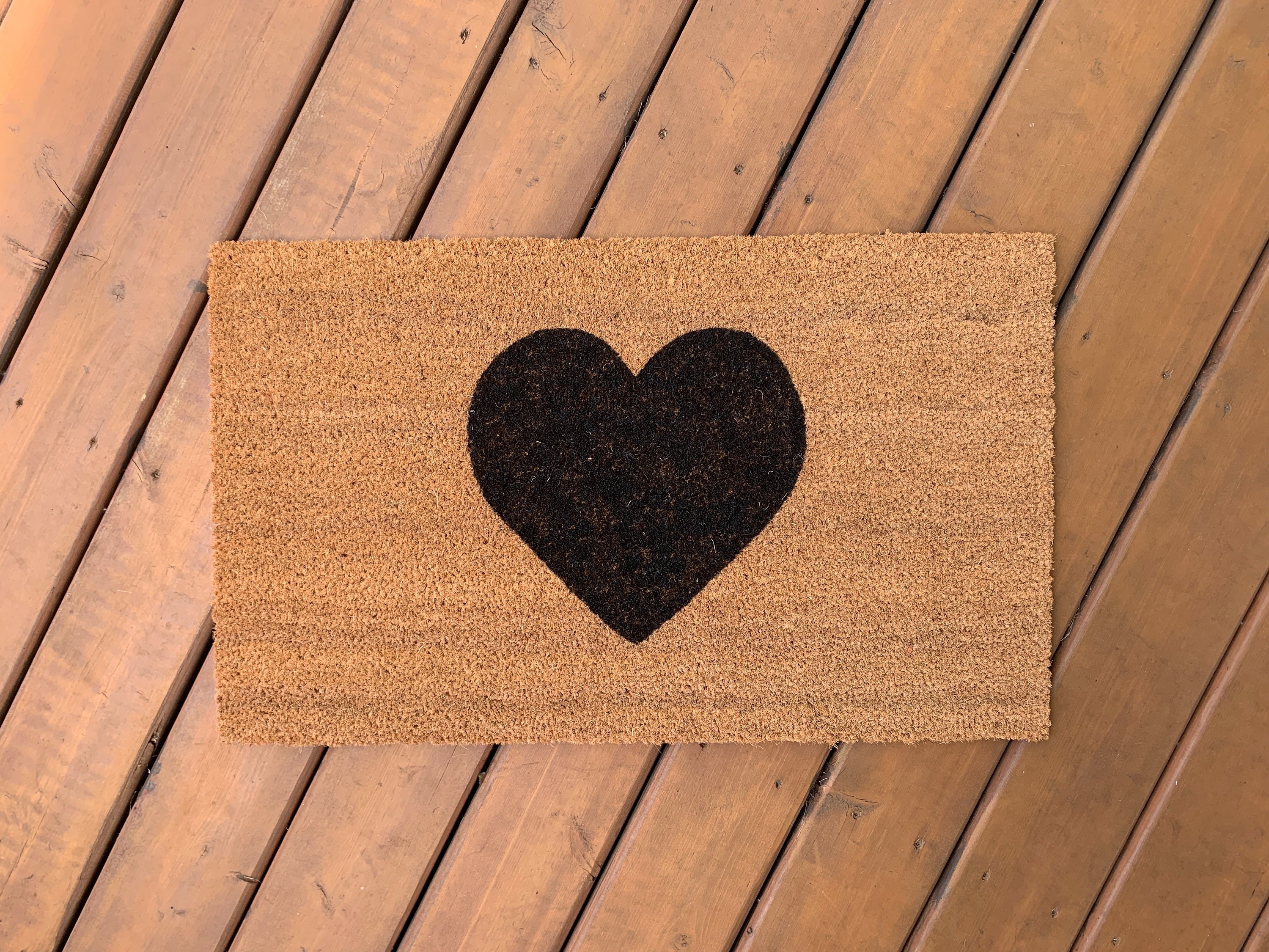 Heart Doormat Etsy