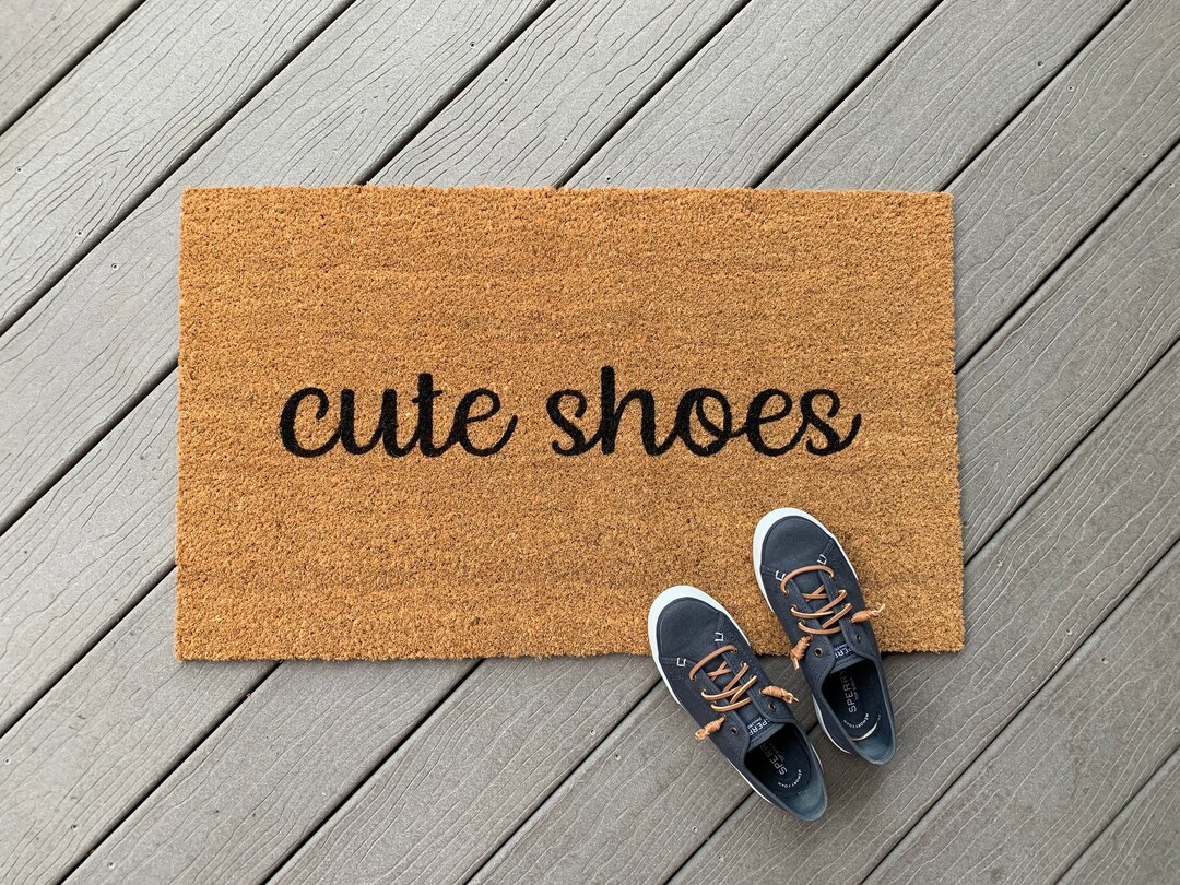 Cute Shoes Doormat - Etsy