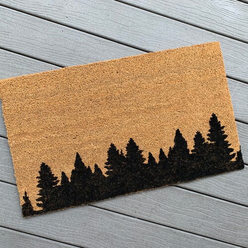 Tree Tops Doormat Etsy Canada