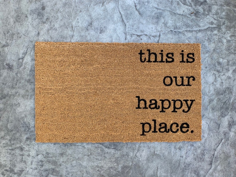 This Is Our Happy Place Doormat Etsy.de