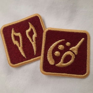 FFXIV Embroidered Job Icon Patches *Iron-On, Sew-On, or Hook and Loop*