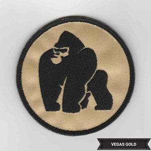 Harambe Embroidered Patch with No Text *Iron-On, Sew-On, or Hook and Loop*