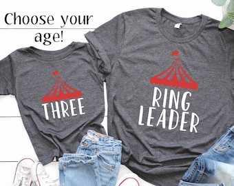 Family Circus Birthday Party Shirts - Circus T-shirts - Ring Leader Shirt - Circus Security Shirt - Raising My Circus - Event Staff Shirt