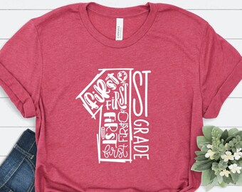 1st grade teacher 1st grade squad shirt 1st grade gift Gift for 1st grade 1st grade shirt 1st grade squad shirt 1st grade team