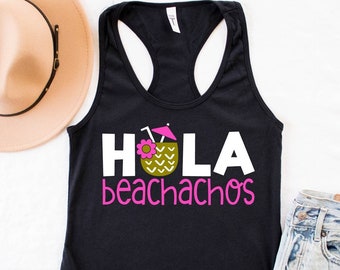 Women's Beach Tank - Women's Fit Racerback Tank Tops - Women's Tanks - Beach Tanks - Vacation Tanks - Funny Beach Tank Tops