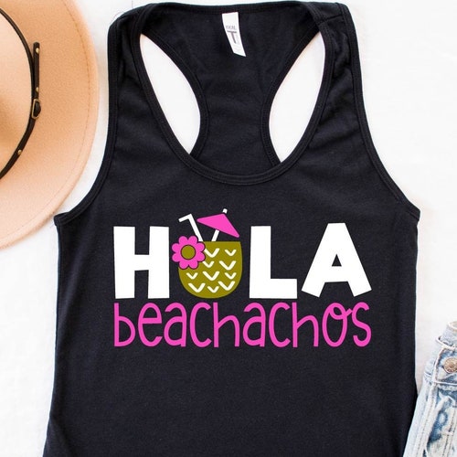 Beaches Booze & Besties Women's Fit Racerback Tank Tops - Etsy