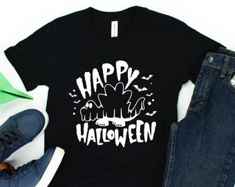 Boys Dinosaur Halloween T-shirt - Happy Halloween - Dinosaur Tee - Boys Halloween Shirt - Kids Halloween Shirts