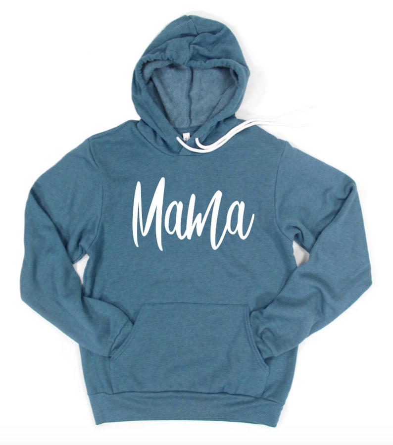 Mama Hoodie Pullover Sweatshirt Mom Hoodie Gift for Mama - Etsy