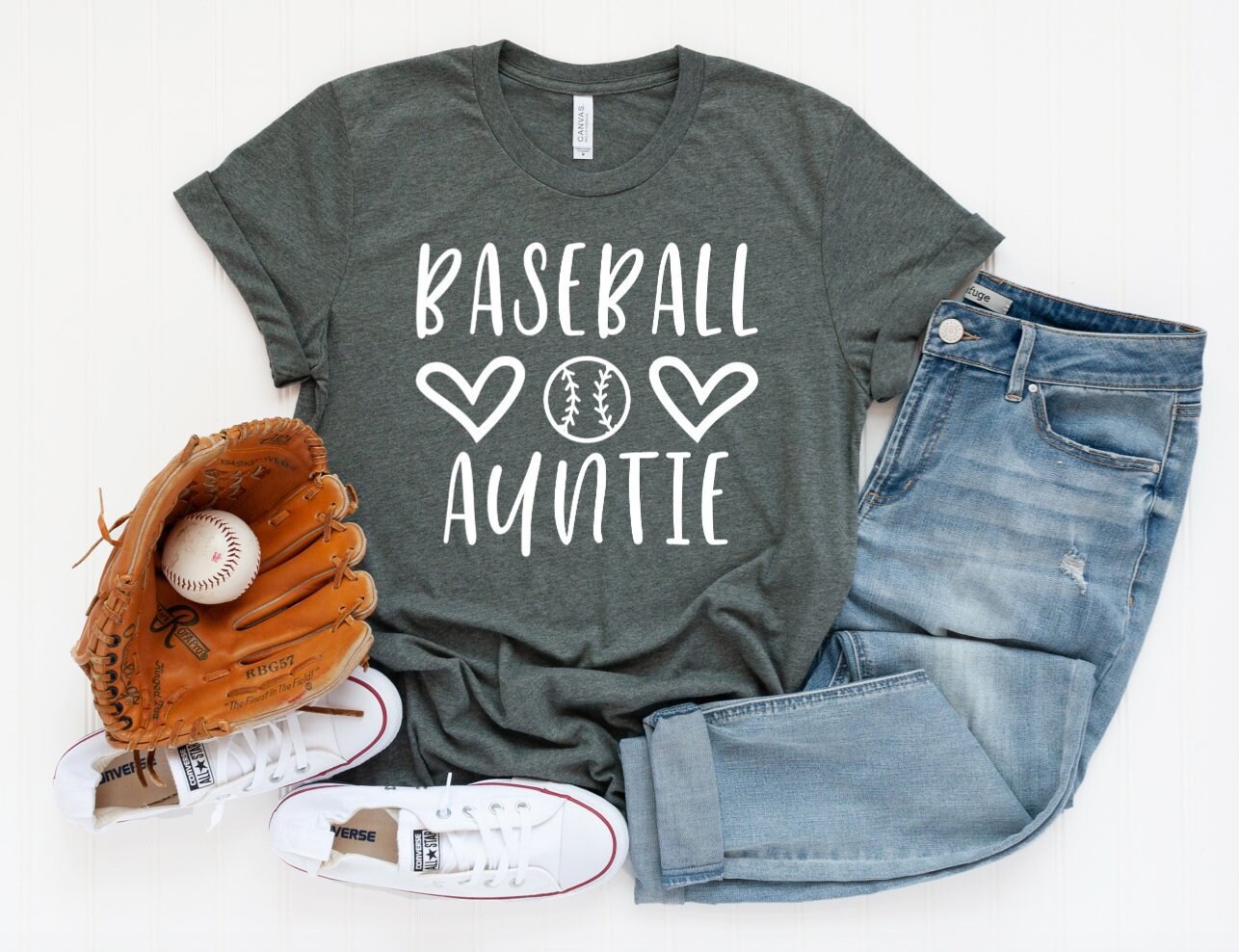 Baseball Auntie T-shirt Baseball Aunt 