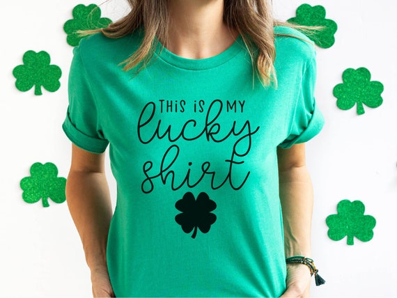 This is My Lucky Shirt St. Patrick s Day Unisex T shirt Green T shirt Lucky Shirt Shamrock T shirt St. Patty s Day Shirts Etsy Australia