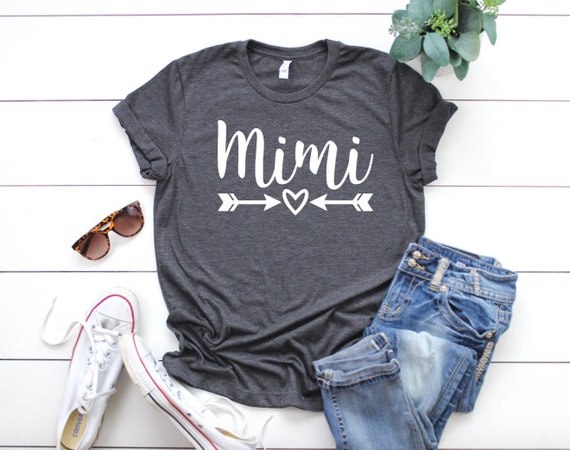 Mimi Shirt Cute Mimi Shirt Mimi Gifts Customized Mimi | Etsy