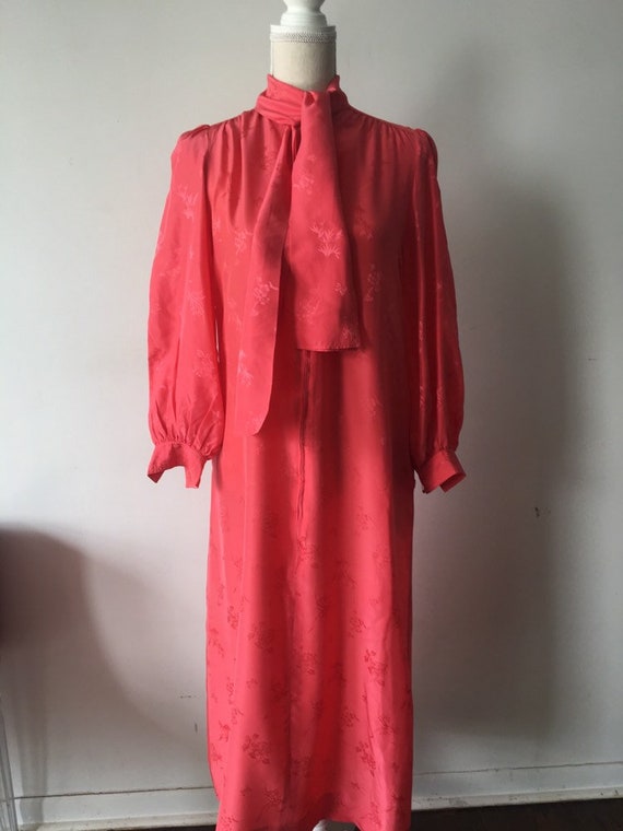 Silk Bow Tie Dress