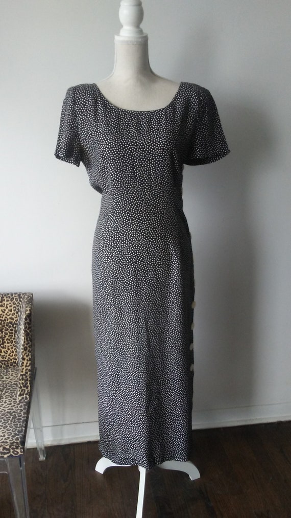 maggy london polka dot dress