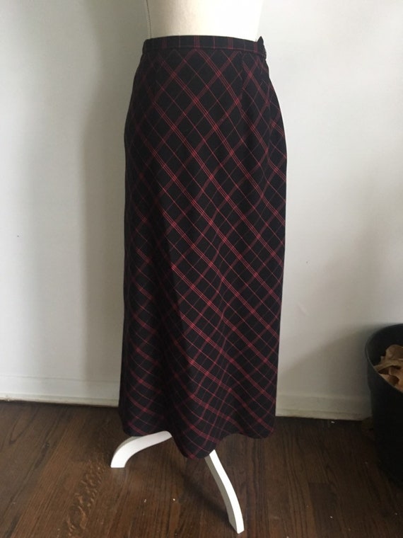 Pendleton Long Wool Skirt