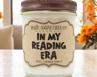 In My Reading Era Candle 3-Sizes Gift Box: Gifts For Book Lovers, Bookish Merch
