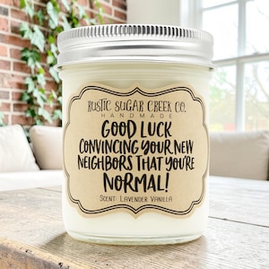 Handgemachte Kerze in 3 Größen: Einweihungsparty