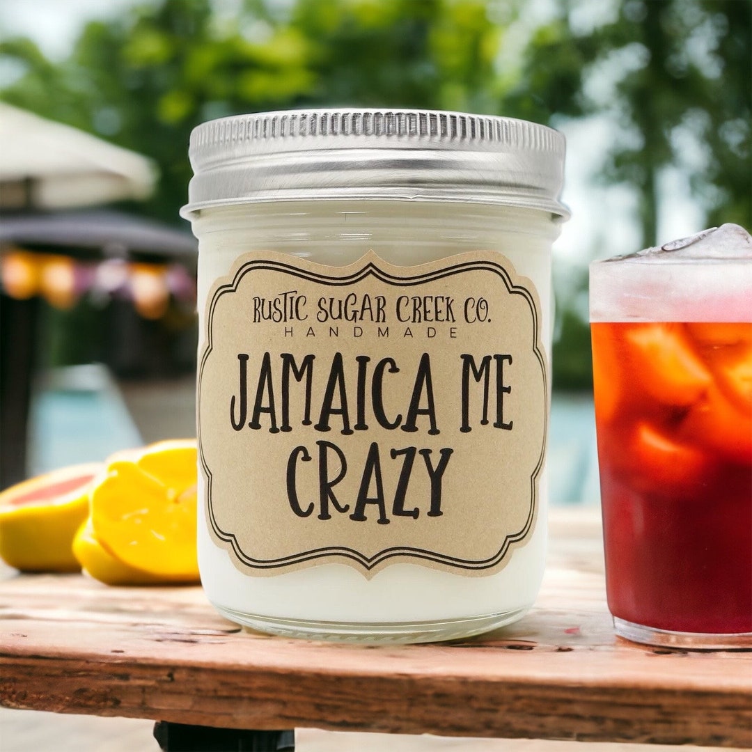 Jamaica Me Crazy Scented Candle Gifts for Her Gift for Women Birthday