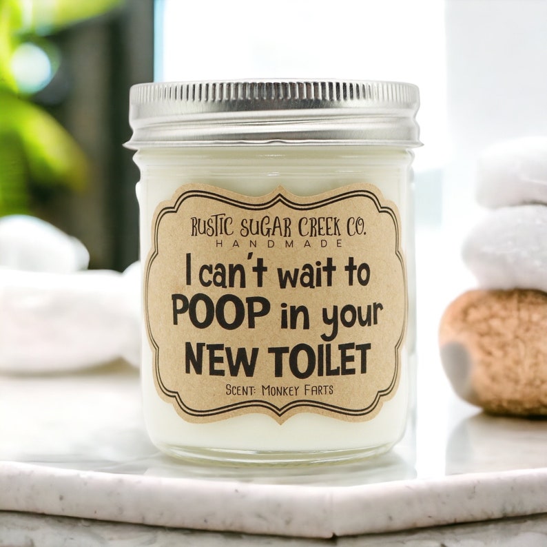 I Can't Wait To Poop In Your New Toilet Candle Housewarming Gift Box Funny New Home Gift New House Gift Friend Moving Gift Homeowner Gift image 2